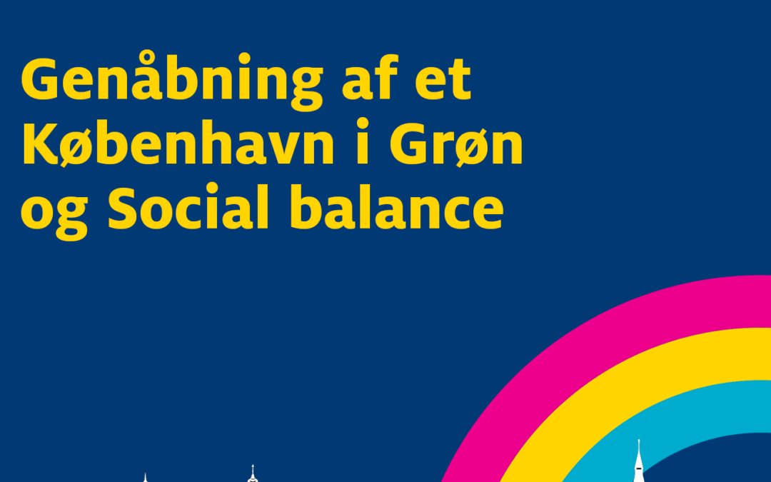 Pressemeddelelse – Radikale Venstre: Politisk aftale ruster København til genåbning i grøn og social balance